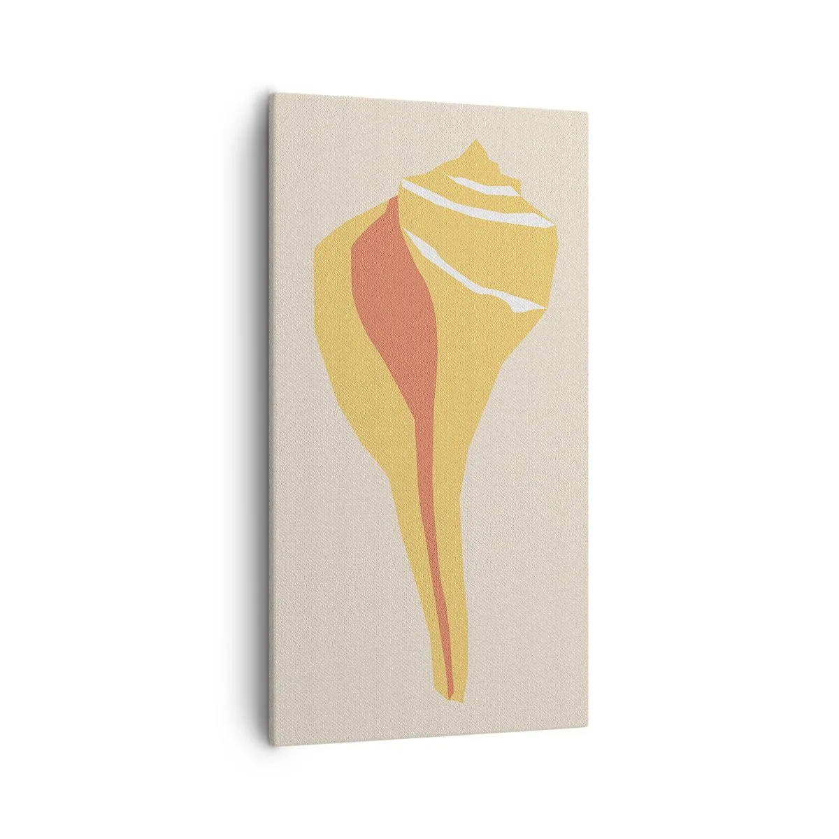 Obraz na płótnie - Abstrakcja organiczna – wzrost - 55x100 cm