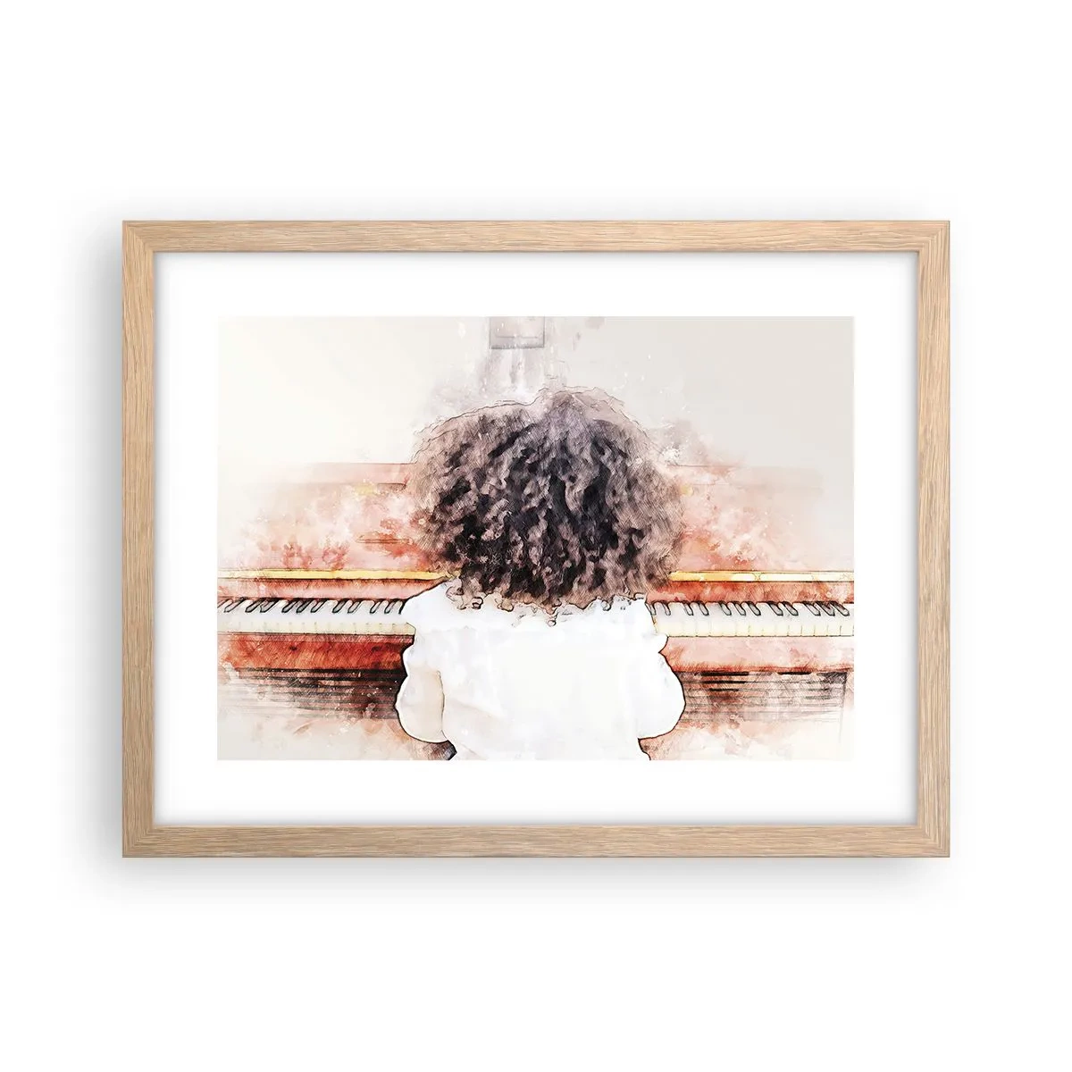 Plakat w ramie jasny dąb - W nowym świecie - 40x30 cm