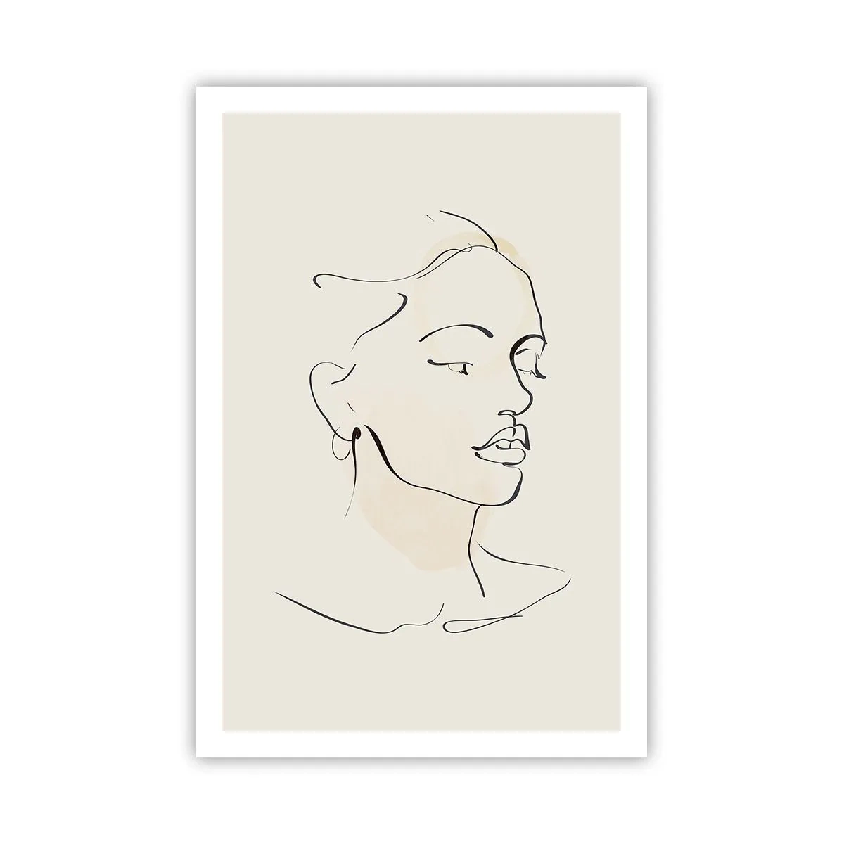 Plakat - Pewną kreską - 61x91 cm