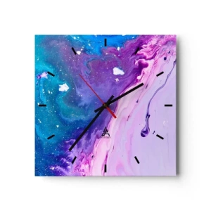 Zegar ścienny - Yin i yang - 40x40 cm