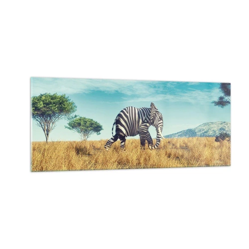 Obraz na szkle - Szarość już niemodna - 100x40 cm