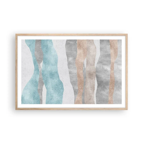 Plakat w ramie jasny dąb - Studium bliskości - 91x61 cm