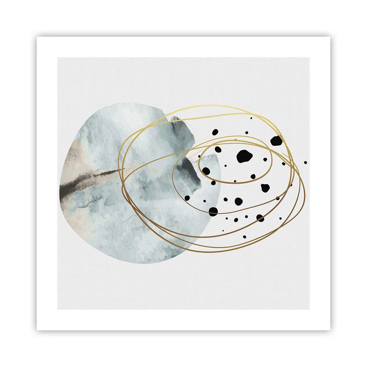 Plakat - W objęciach przestrzeni - 50x50 cm