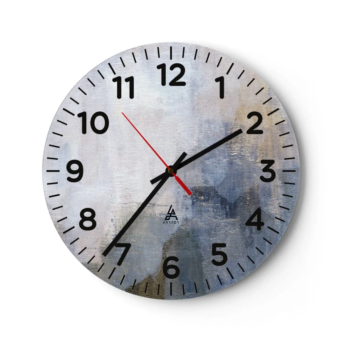 Zegar ścienny - Tony i akordy barw - 40x40 cm