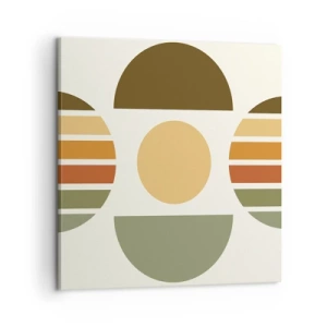 Obraz na płótnie - W kolorach ziemi - 60x60 cm