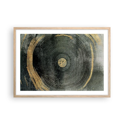 Plakat w ramie jasny dąb - Zmiana i trwanie - 70x50 cm