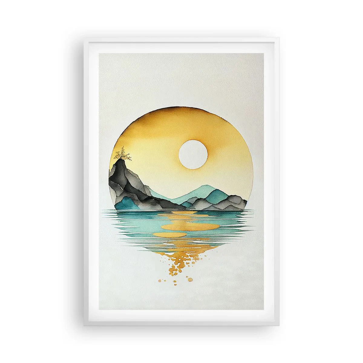 Plakat w białej ramie - W kręgu piękna - 61x91 cm