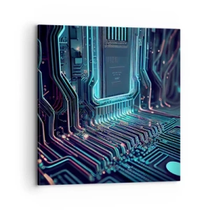Obraz na płótnie - Tak sobie myślę… - 70x70 cm
