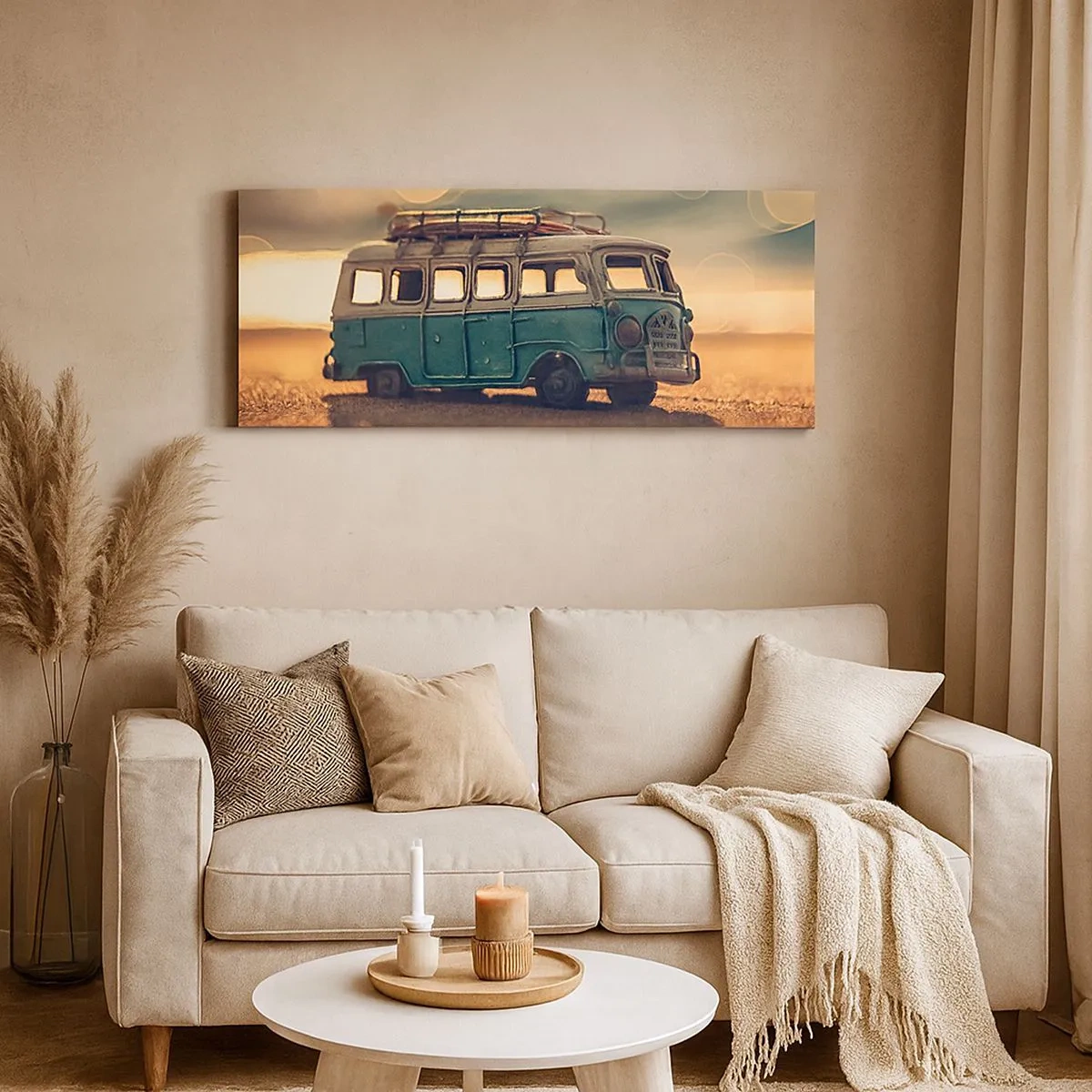 Obraz na płótnie - Koniec bożków: pieniądza i pracy - 100x40 cm