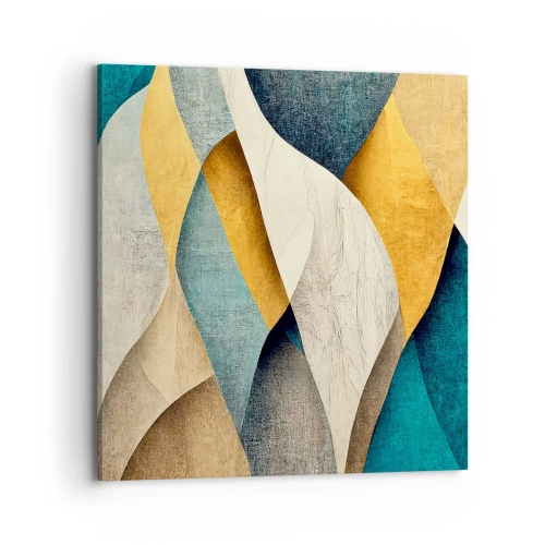 Obraz na płótnie - Rytm i falowanie - 70x70 cm