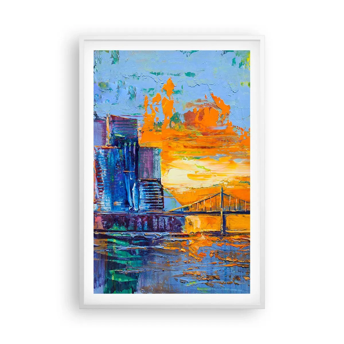Plakat w białej ramie - Kultura i natura - 61x91 cm