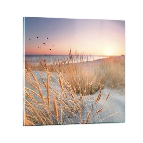 Obraz na szkle - Bałtycka kołysanka - 70x70 cm