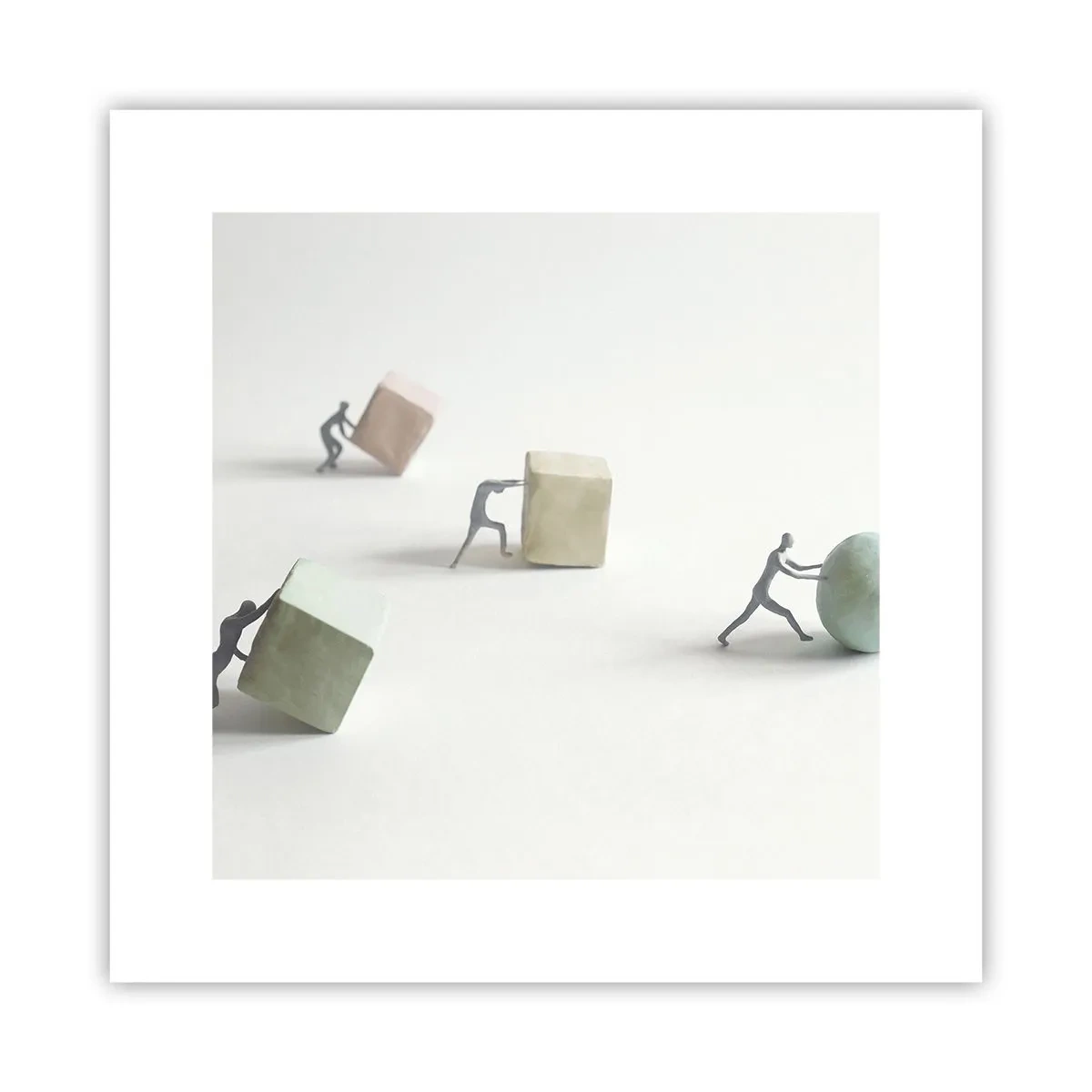 Plakat - Samo życie - 30x30 cm