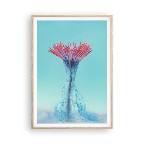 Plakat w ramie jasny dąb - W ożywczym objęciu - 70x100 cm