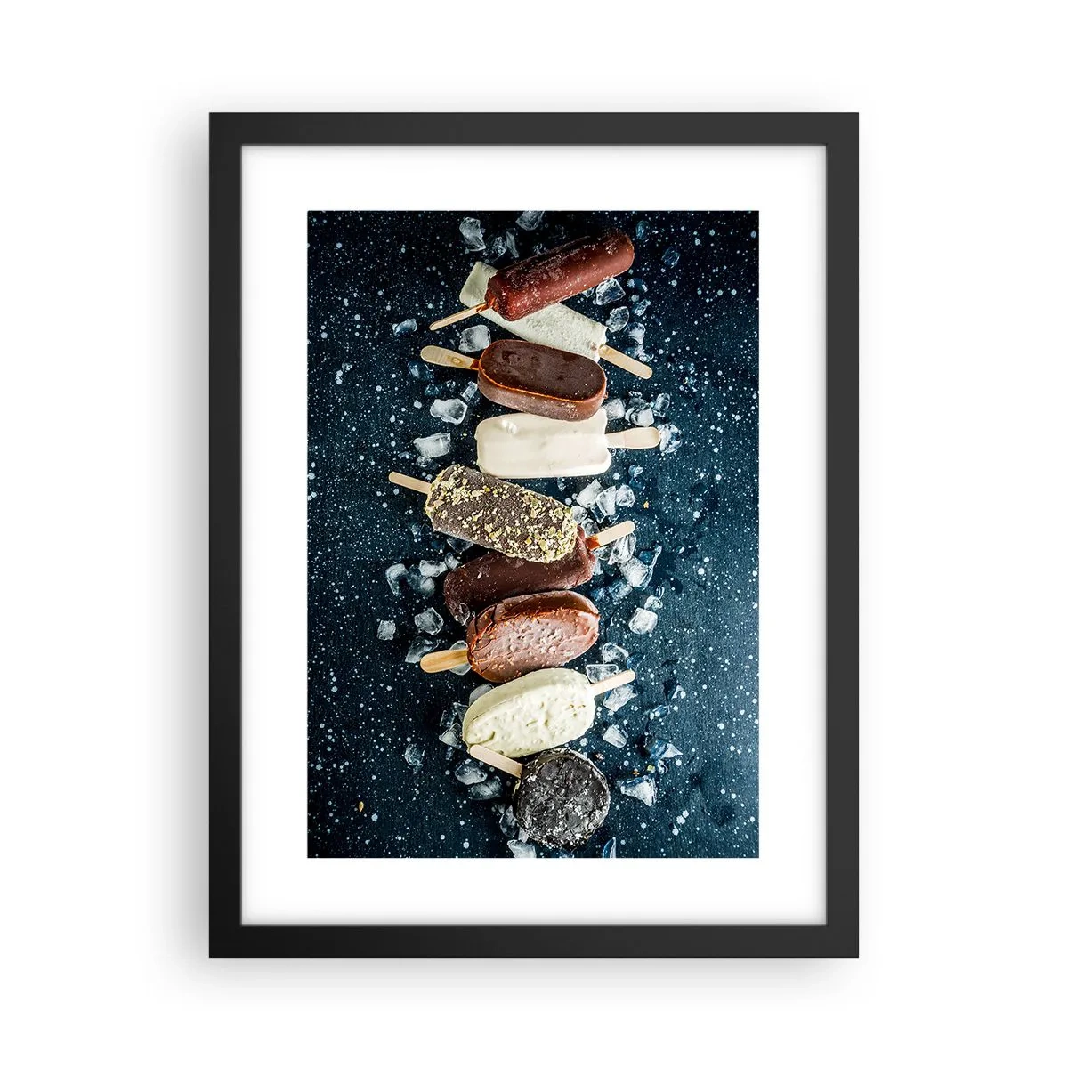 Plakat w czarnej ramie - Smak gorącego lata - 30x40 cm