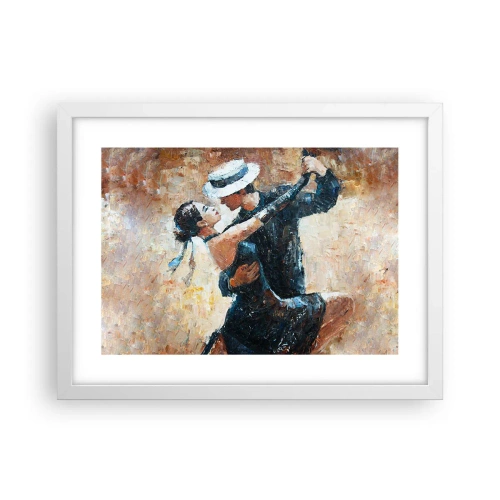 Plakat w białej ramie - A la Rudolf Valentino - 40x30 cm