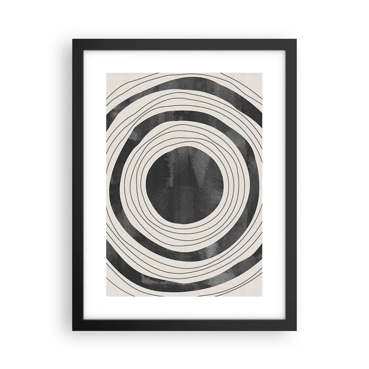 Plakat w czarnej ramie - W samo sedno - 30x40 cm