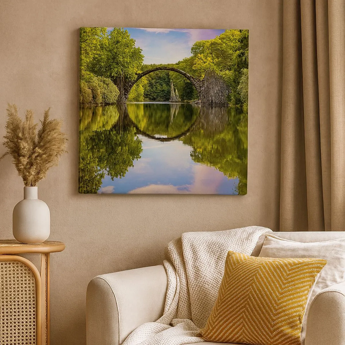 Obraz na płótnie - Na styku dwóch światów - 30x30 cm