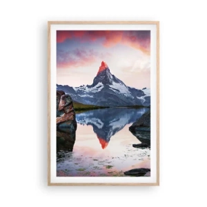 Plakat w ramie jasny dąb - Serce gór jest gorące - 61x91 cm
