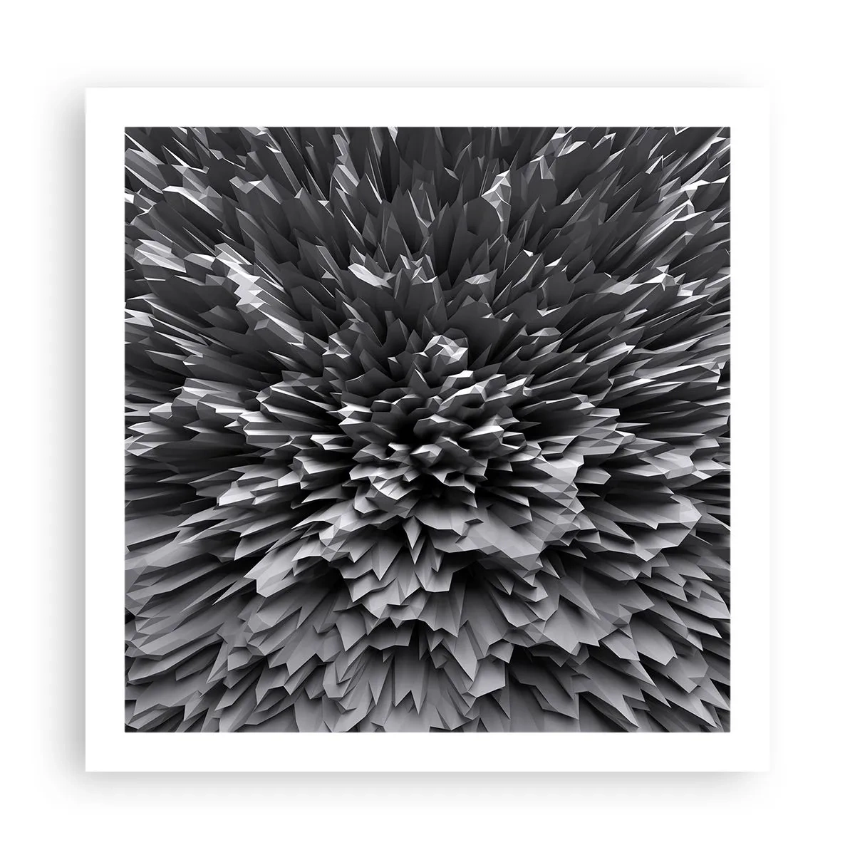 Plakat - Już ostrzej się nie da - 60x60 cm