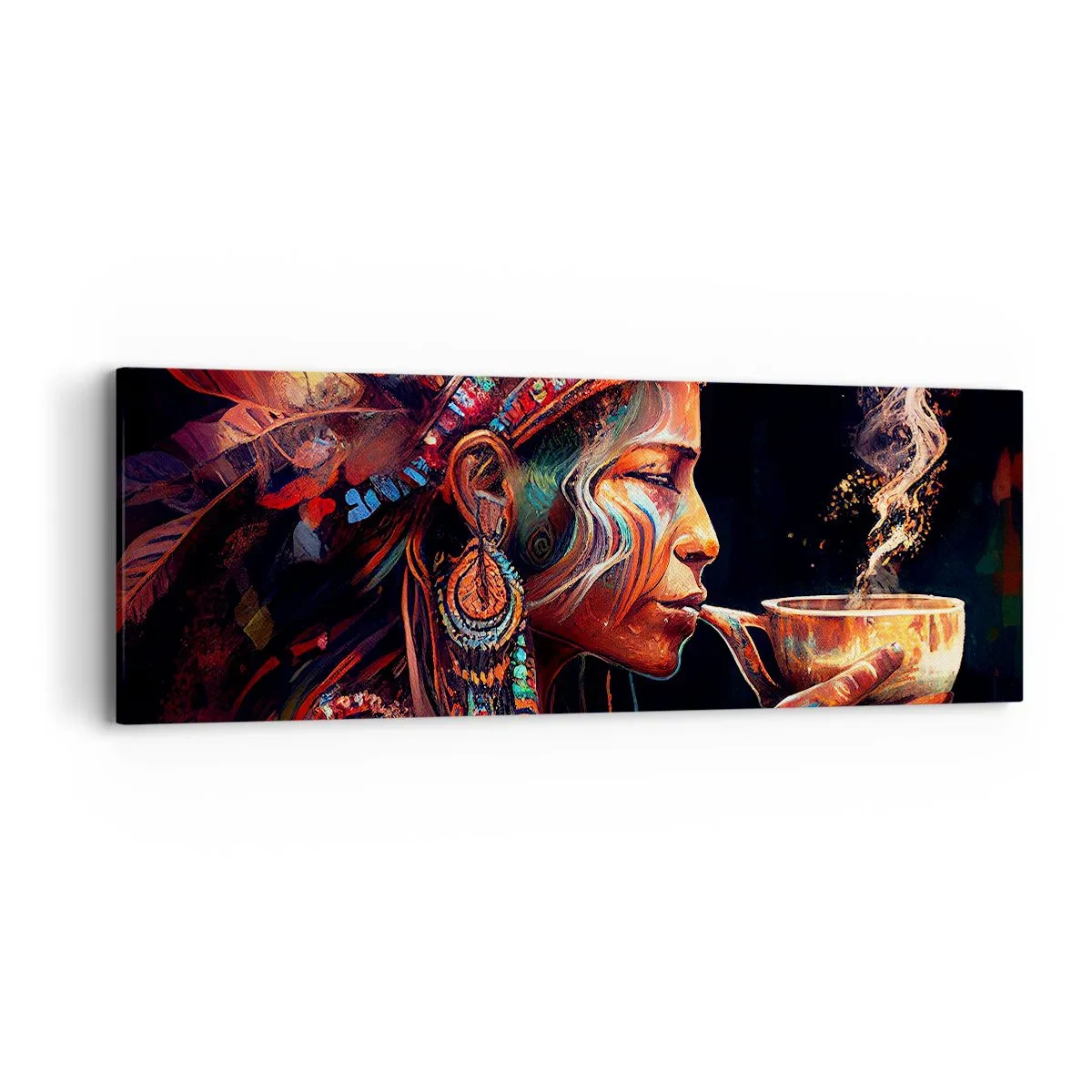 Obraz na płótnie - Magiczny rytuał - 90x30 cm