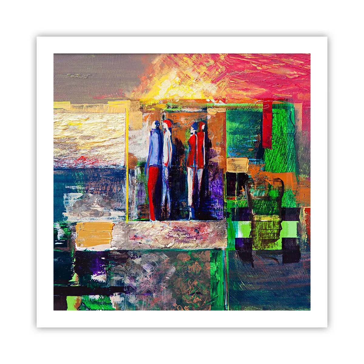 Plakat - Relacje i emocje - 60x60 cm