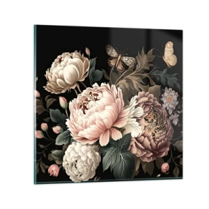 Obraz na szkle - W barokowym stylu - 40x40 cm