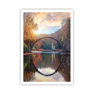 Plakat - Po drugiej stronie lustra - 70x100 cm