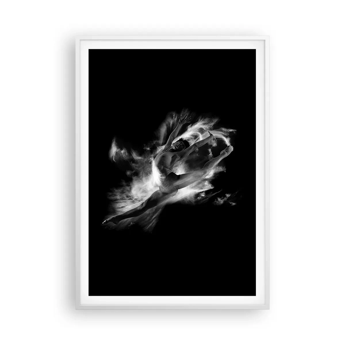 Plakat w białej ramie - Zatrzymany w locie - 70x100 cm