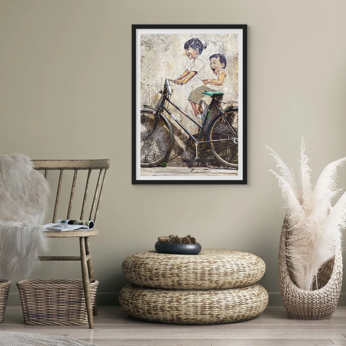 Plakat w czarnej ramie - Prawda czy fałsz? - 40x50 cm