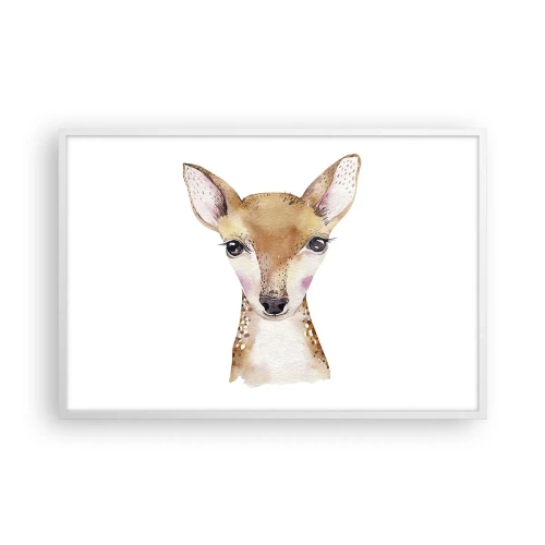 Plakat w białej ramie - Natura niewinności - 91x61 cm