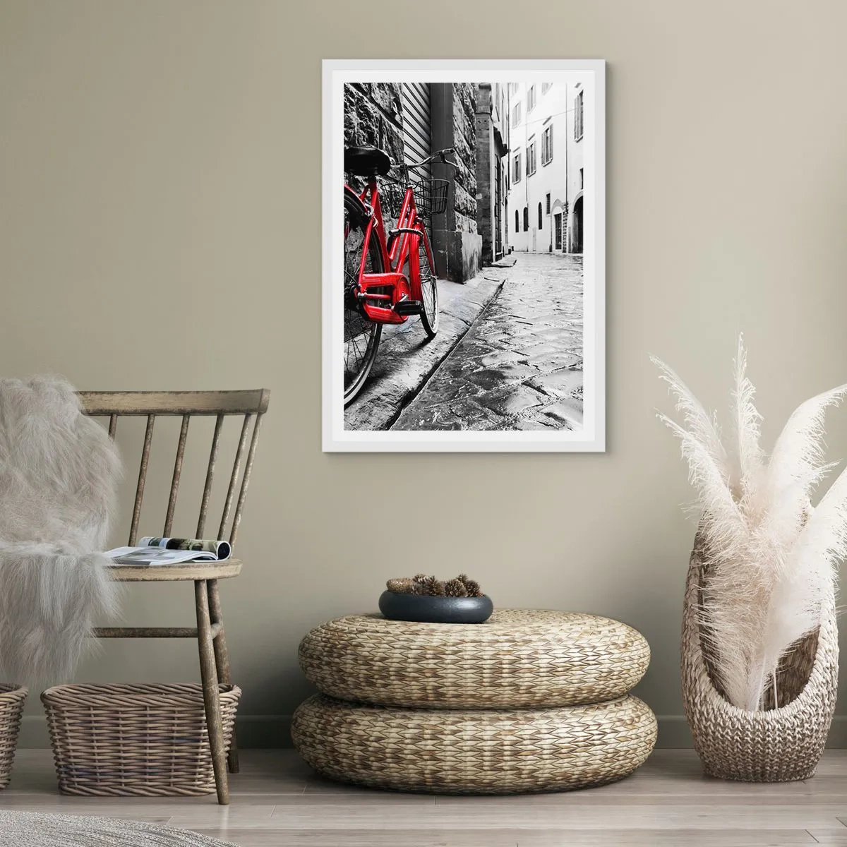 Plakat w białej ramie - Prawdziwe piękno się nie starzeje - 30x40 cm