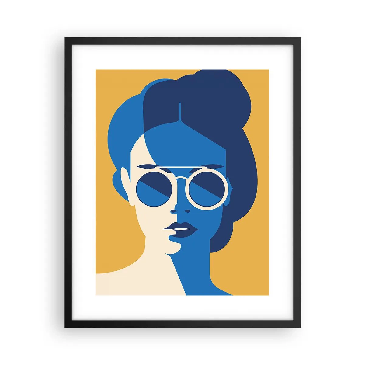 Plakat w czarnej ramie - Wakacyjny look - 40x50 cm