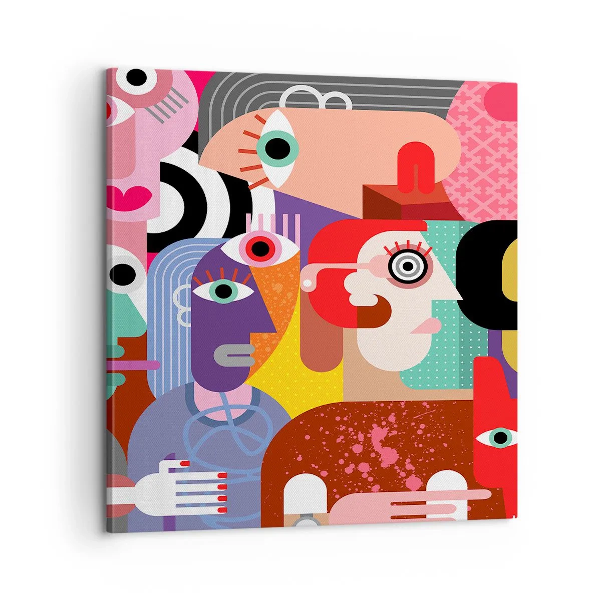 Obraz na płótnie - My od pana Picassa - 60x60 cm