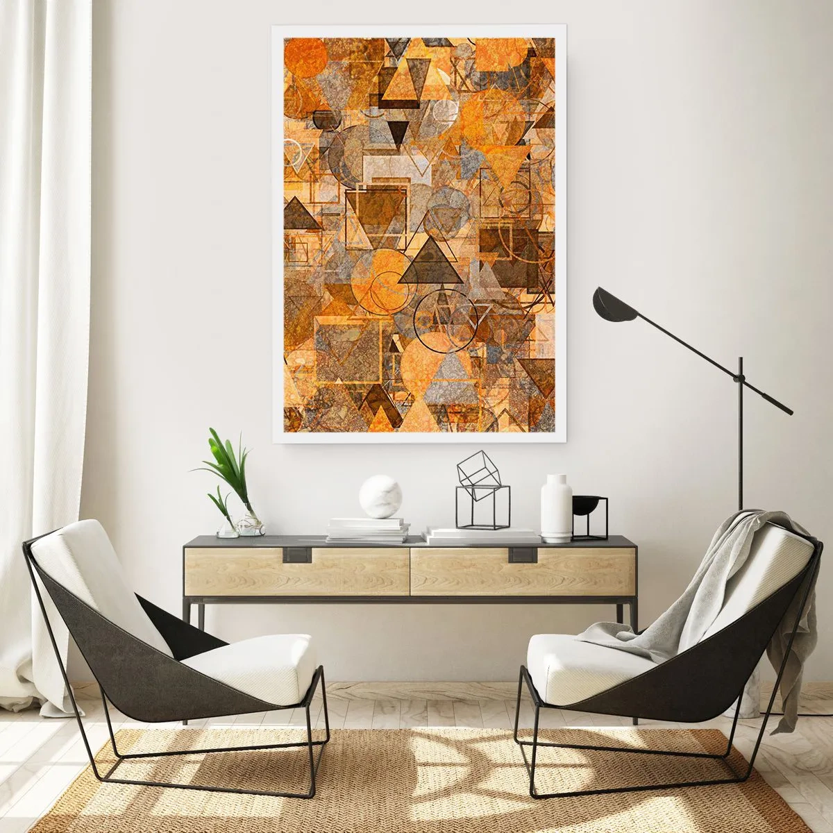 Plakat - Świat ujęty w formę - 61x91 cm