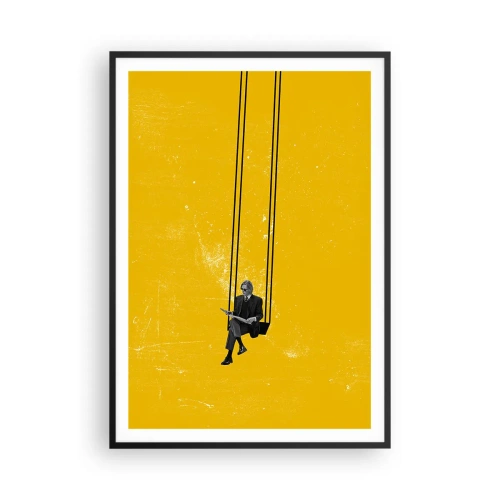 Plakat w czarnej ramie - Dzień jak co dzień - 70x100 cm