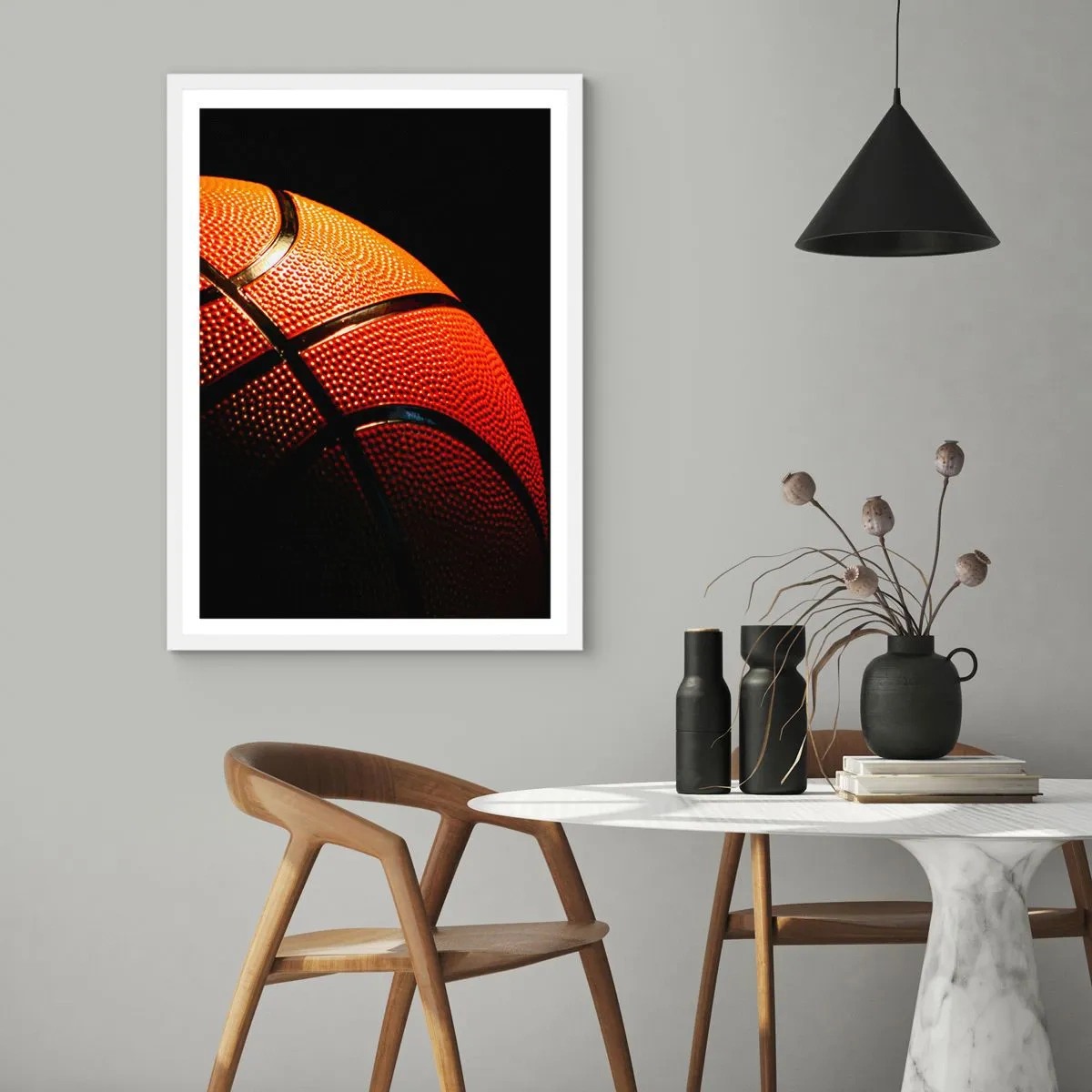 Plakat w białej ramie - Piękna jak planeta - 70x100 cm