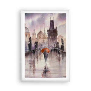 Plakat w białej ramie - Ludzie się nie zmieniają - 61x91 cm