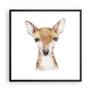 Plakat w czarnej ramie - Natura niewinności - 60x60 cm