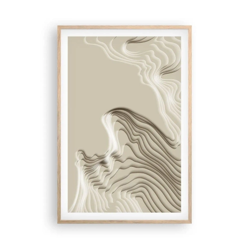 Plakat w ramie jasny dąb - Topografia sztuki - 61x91 cm
