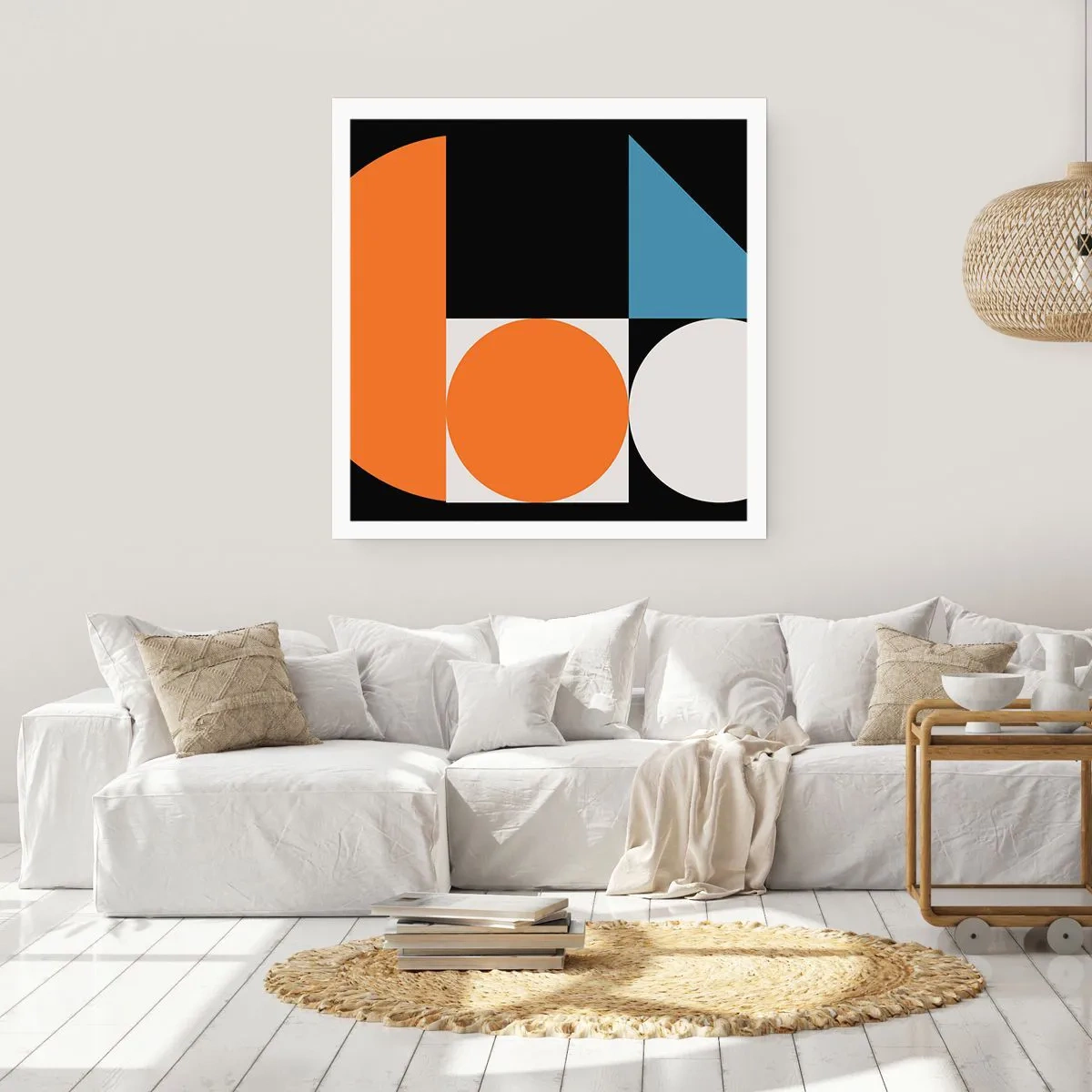 Plakat - Układ figurowy - 30x30 cm