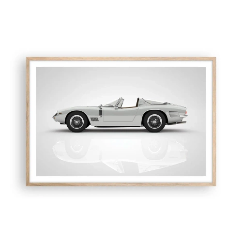 Plakat w ramie jasny dąb - Obietnica zabawy - 91x61 cm