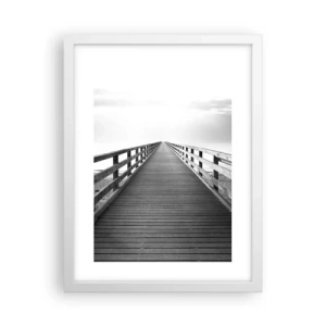 Plakat w białej ramie - W siną dal… - 30x40 cm