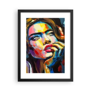 Plakat w czarnej ramie - Marzenia jak ptaki szybują po niebie - 30x40 cm