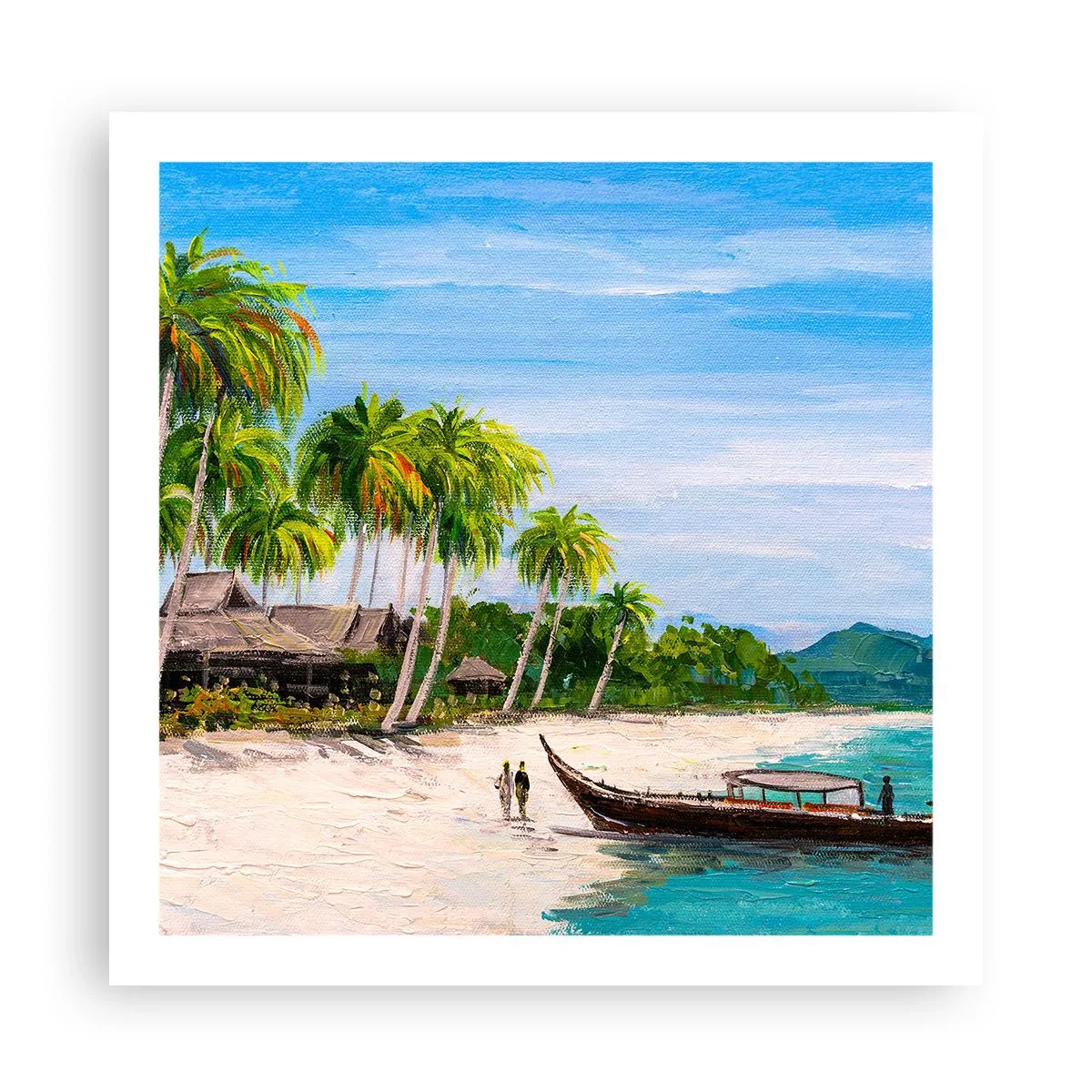 Plakat - Egzotyczny sen - 60x60 cm