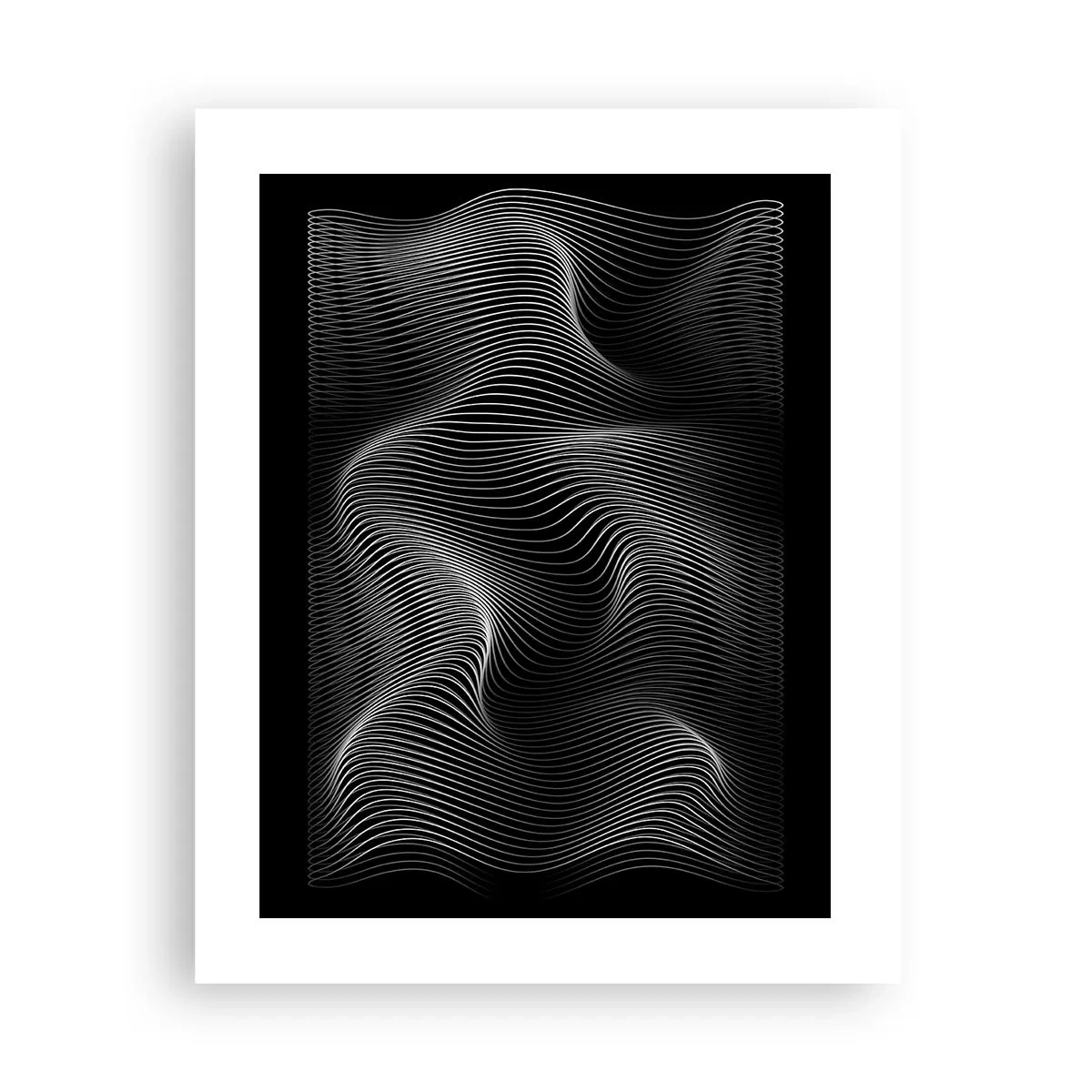 Plakat - Taniec światła w przestrzeni - 40x50 cm