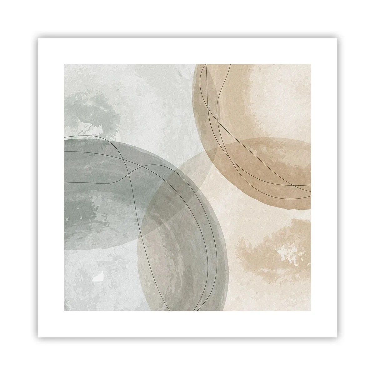 Plakat - Przenikanie światów - 40x40 cm