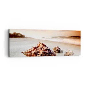 Obraz na płótnie - Wygnanki fal - 90x30 cm