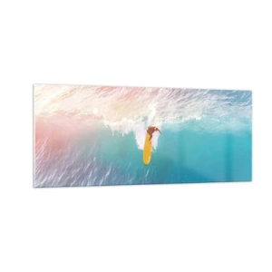 Obraz na szkle - Oceaniczny jeździec - 100x40 cm
