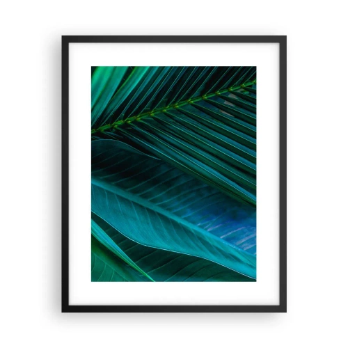 Plakat w czarnej ramie - Anatomia zieleni - 40x50 cm